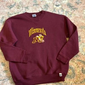 Vintage youth Minnesota gopher crewneck